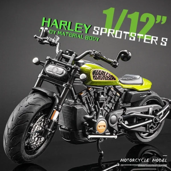 ةSimualtion-Harley Sportster S دراجة نارية طراز معدني