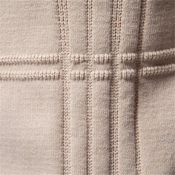 ⁦بلوزة رجالية من AIOPESON - تصميم Crewneck محبوك من القطن⁩ - الصورة ⁦6⁩